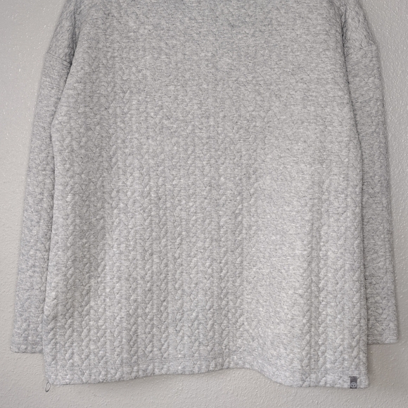 NWT Talbots Petite Metallic Pullover Long Sleeve Boat Neck Quilted Sweater Sz Mp - Picture 4 of 15